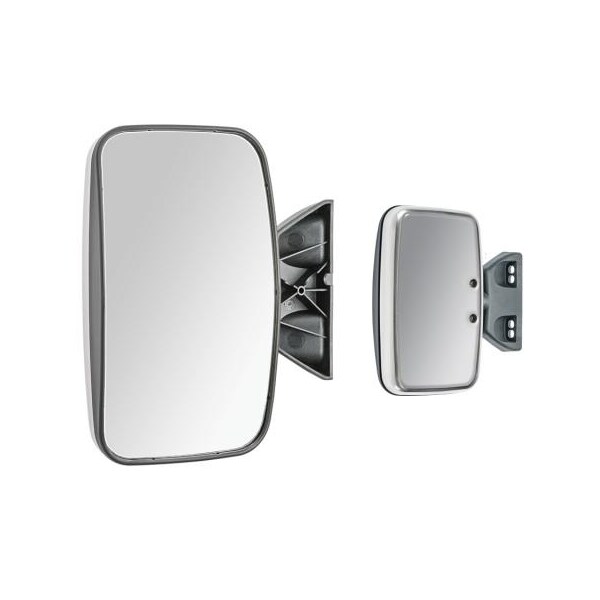 Velvac 412 Convex Look Down Mirror, Rh, Ss V594121261 Zoro